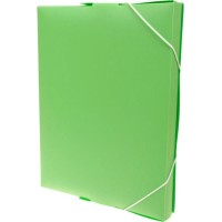 Папка-бокс А4 на гумках 30 мм, пастельна зелена, ТМ Optima