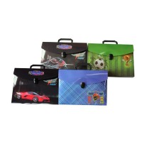 Портфель пластиковий A4 з ручкою, в асортименті, ТМ Leader