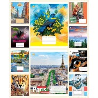 Зошит на 60 аркушів у клітинку «Мікс 1», ТМ Тетрада