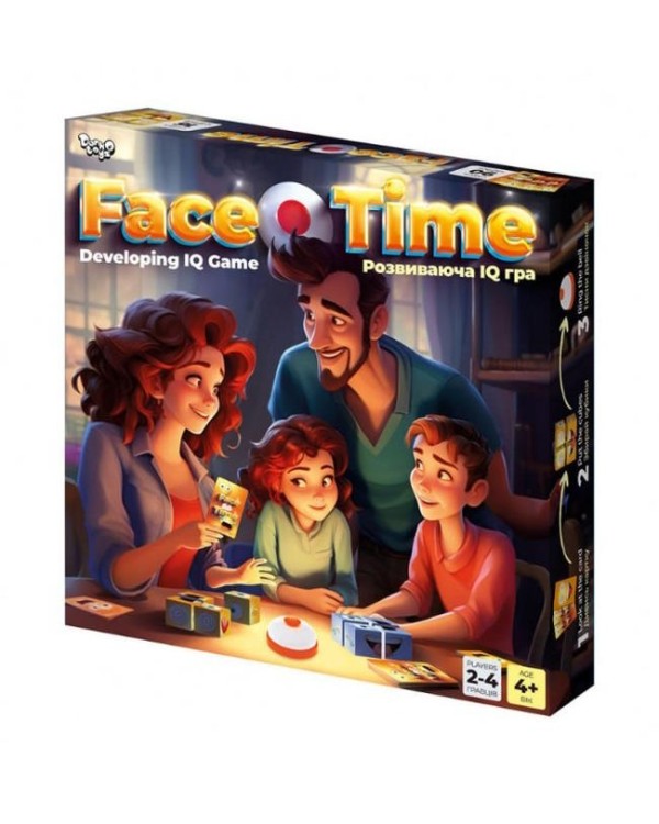 Гра настільна «Face Time» розвиваюча, ТМ Данко Тойс