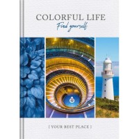 Канцелярська книга «COLORFUL LIFE» А4 на 176 аркушів у клітинку з твердою ламінованою обкладинкою, в асортименті, ТМ Рюкзачок