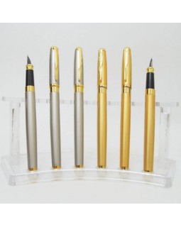 Ручка-перо «Baixin» металева в асортименті