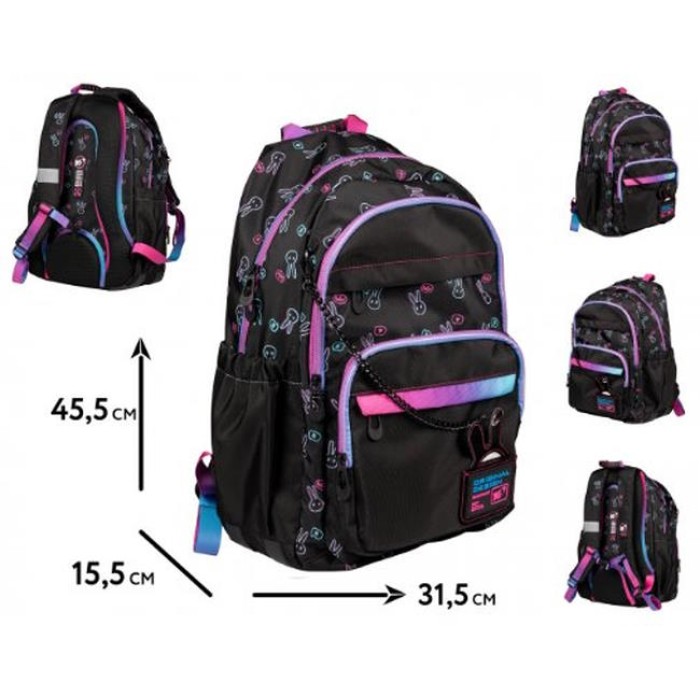 Рюкзак «Glamorous Bunny» 45,5х31,5х15,5 см, ТМ YES