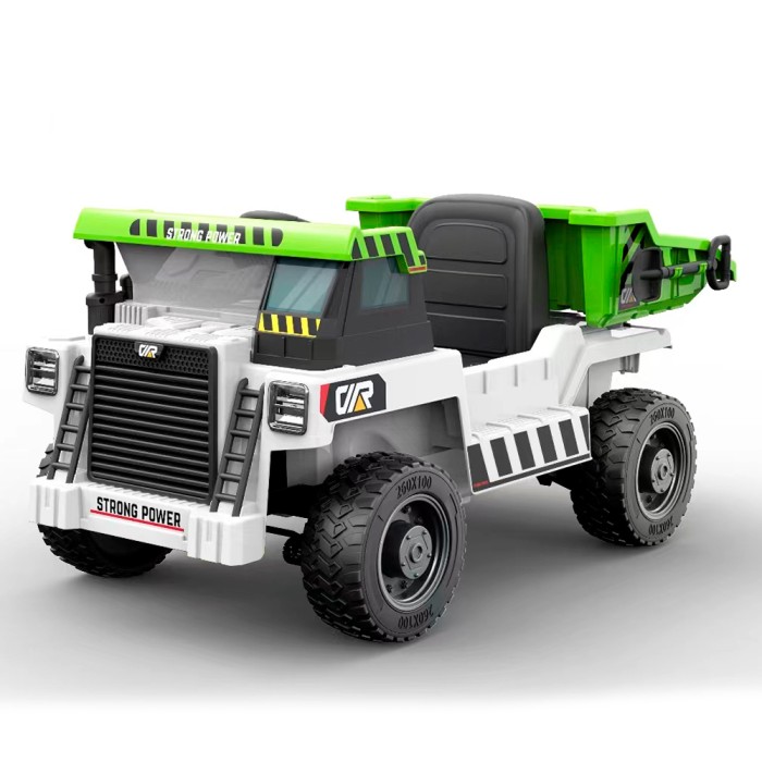 Вантажівка 2,4G, 4 мотори, 1акумулятор 12V 9AH, шкіряне сидіння, MP3, USB, р/к пульт, колеса EVA
