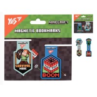 Закладки магнітні «Minecraft Steve» 2 штуки, ТМ Yes