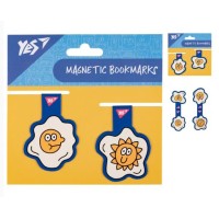 Закладки магнітні «Stand with Ukraine» блакитні, 2 штуки, ТМ Yes