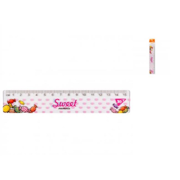 Лінійка «Sweet Cream» 15 см ТМ Yes