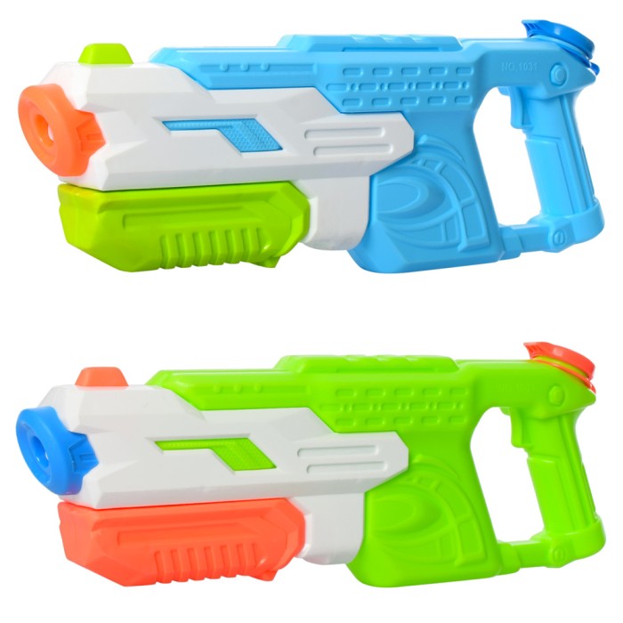 Іграшковий водний бластер 38 см помповий, в асортименті, у пакеті 21,5х48х5 см
