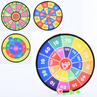 Дартс 35,5 см на липучці з 2 м'ячами та 2 дротиками , в асортименті, у пакеті 37х43х4 см