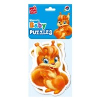 Пазли магнітні «Малюк зможе. Пухнастики», ТМ Vladi Toys