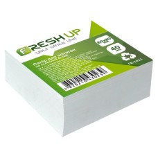 Блок паперу не клеєний 80х80х40 мм 400 аркушів білий, ТМ Fresh Up