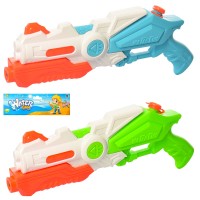 Водяний бластер 41 см помповий, в асортименті, у пакеті 22х48х6 см