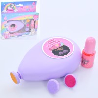 Набір перукаря: лак, пристрій полірування нігтів з 3 насадками, на батарейці, у коробці 17,5х16х3 см