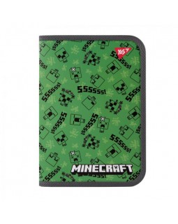 Папка для зошитів «Minecraft. Creepers» пластикова на блискавці В5, ТМ Yes