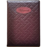 Щоденник шкільний на 48 аркушів 173х246 мм з обкладинкою зі шкірзаму, ТМ Мандарин