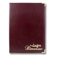 Папка вітальна Infolk-Miradur «Вітаємо», A4, бордова, TM Brisk