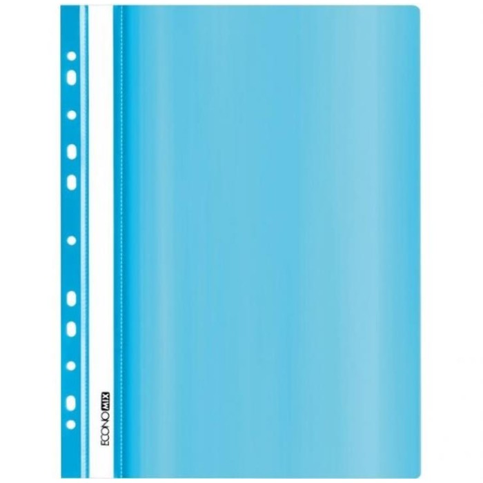 Папка-швидкозшивач А4 з перфорацією, пастель блакитна, ТМ Economix