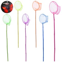 Сачок для метеликів 100 см з ручкою з бамбуку довжиною 80 см та діаметром 20 см, в асортименті