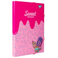 Папка для праці «Sweet Cream» А4 картонна на гумках, ТМ Yes