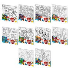 Розмальовка за номерами «Coloring by numbers», в асортименті, у коробці 31х31см, ТМ Данко Тойс