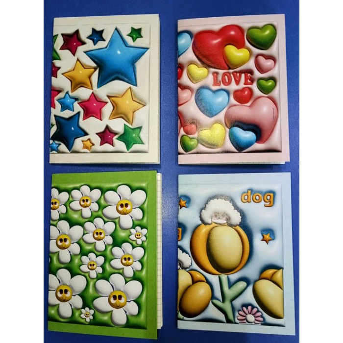 Блокнот «3 D» А6 на 32 аркуші у клітку на скобі з м'якою обкладинкою, в асортименті, ТМ Рюкзачок