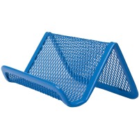 Підставка для візиток 95x80x45мм металева, синя, ТМ Buromax