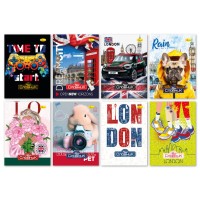 Словник з іноземної мови «Супер» на 96 аркушів В5 з м'якою палітуркою та ламінованою обкладинкою, ТМ Апельсин