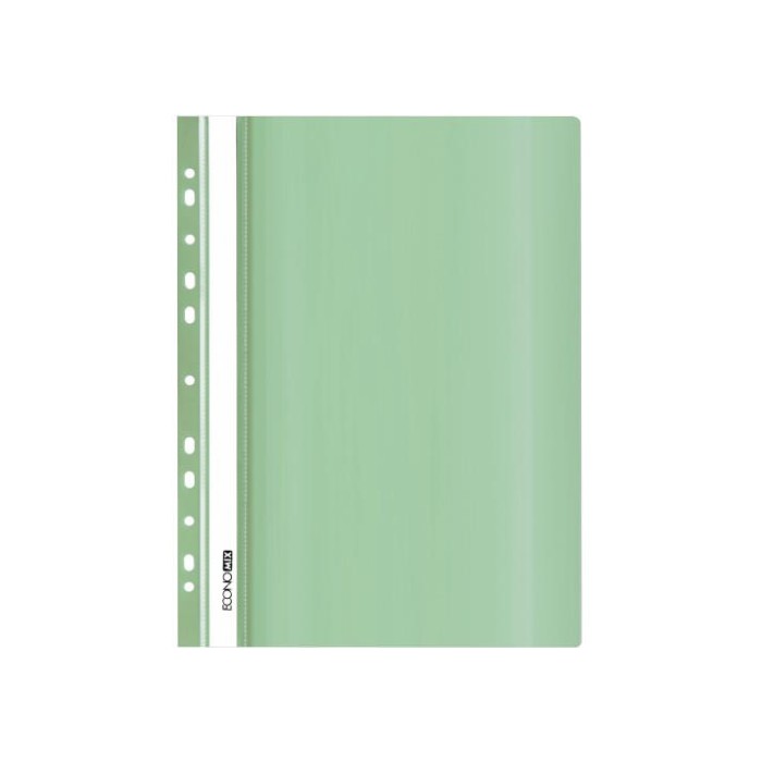 Папка-швидкозшивач А4 з перфорацією фактура «глянець», м'ятна, ТМ Economix