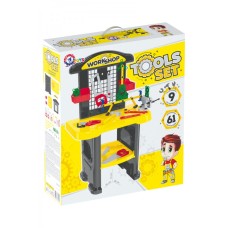 Набір інструментів «Майстерня» з 61 іпредмета, у коробці 57,5х48,5х15,3 см, ТМ Технок
