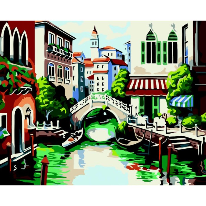 Картина за номерами «Венеція», 40х50, ТМ ZiBi