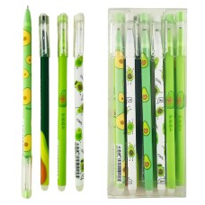 Ручка «Avokado» гелева пиши-стирай синя 0,5 мм, в асортименті, у боксі, ТМ J.Otten