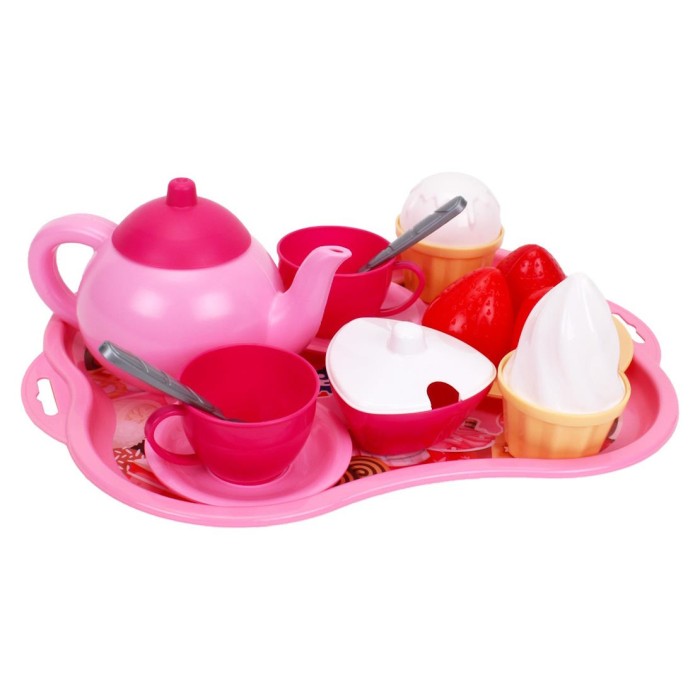 Набір посуду з 17 предметів, у сітці 32,5х23х10 см, ТМ Технок