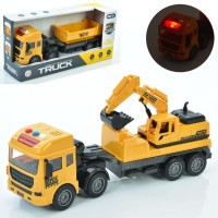 Будтехнiка 30 см інерційна зі звуком, світлом та рухомими деталями, на батарейці, в асортименті