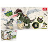 Динозавр 31 см зі світлом, звуком, парою та димом, на батарейці, в асортименті, у коробці 26х16х13 см