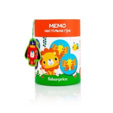 Гра настільна «Fisher Price. Мемо», у тубусі 11,5х11,5х15 см, ТМ Vlady Toys