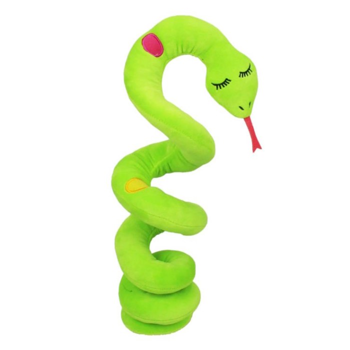 М`яка іграшка «Змійка-пружинка» 16х13х10 см, ПП Копиця