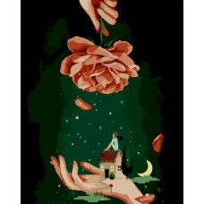 Картина за номерами «Пелюстки надії» 40х50 см, ART Line