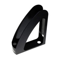 Лоток «Веселка» вертикальний пластиковий з передньою стінкою чорний, 315х250х80 мм, Арніка