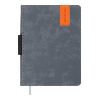 Щоденник датований «VERONA 2026» A5 на 336 сторінок обкладинка зі шкірзаму, чорний, ТМ Buromax