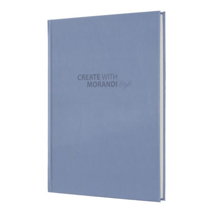 Блокнот «MORANDI STYLE» А5 на 80 аркушів у клітинку з ламінованою обкладинкою, ТМ Burumax