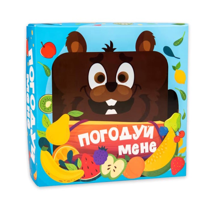 Гра настільна «Погодуй мене.Бобер» розвивальна, у коробці 20х20х7 см, ТМ Strateg