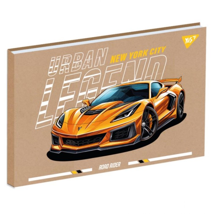 Альбом «Urban legend» А4 20 аркушів 100 г/м2 на склейці з крафтовою обкладинкою, ТМ YES