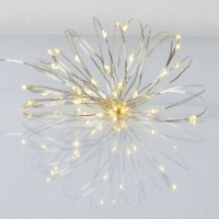 Електрогірлянда «Нитка» 5 м на 50 LED-лампочок з USB на мідному дроті, теплий білий, Yes! Fun