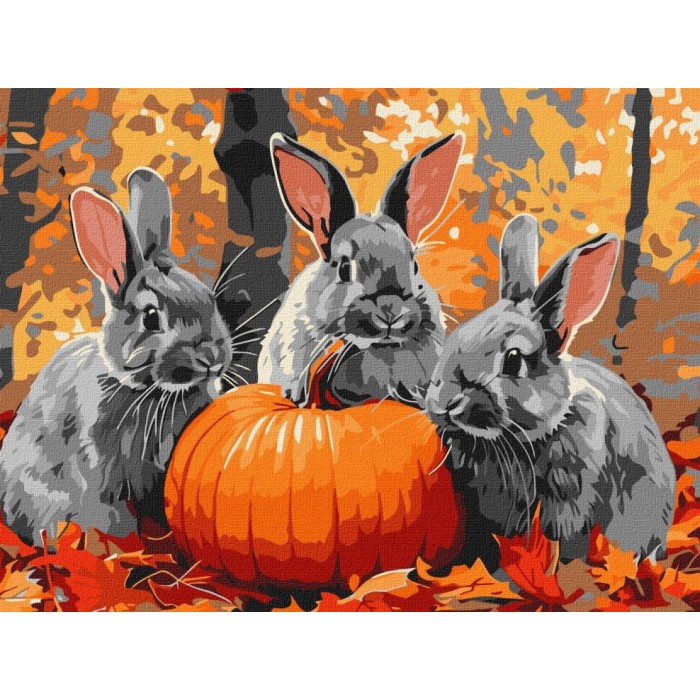 Картина за номерами «Кролячі пригоди» 40х50 см, ТМ Ідейка