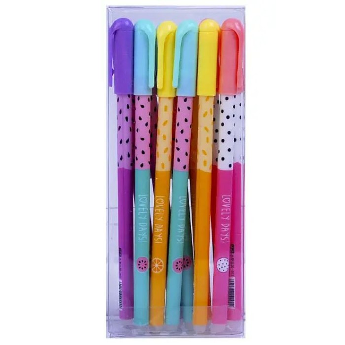 Ручка «Lovely Days» гелева пиши-стирай синя, в асортименті, ТМ J.Otten