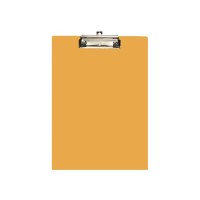 Планшет A4 з притиском та підвісом пластиковий, помарнчевий, TM Economix