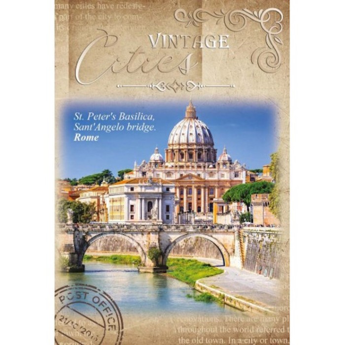 Блокнот «CITIES» А6 на 32 аркуші у клітинку на скобі з м'якою обкладинкою, в асортименті, ТМ Рюкзачок