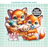 Розмальовка-блокнот на 24 аркуші на склейці 12х12 см, ТМ Мандарин