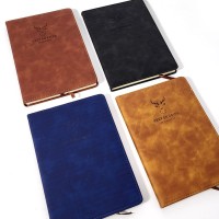 Блокнот А5 на 98 аркушів у клітинку з обкладинкою зі шкірзаму, ТМ Leader