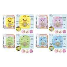 Банківський термінал-скарбничка «Кумедні звірятка» 17х20х8,5 см музичний зі звуком, світлом, ключем та довгою ручкою, на батарейці, в асортименті, у коробці 21,5х25х9,5 см